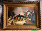Stil leven fruit  en dorp s gezicht groot object, Ophalen of Verzenden