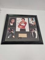 Michael Jackson Handtekening Autograph in lijst 588/1000, Verzamelen, Ophalen of Verzenden, Foto of Kaart