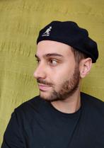 Vintage flatcap / KANGOL / franse pet / zwart / medium /, Albert Cuypstr 168a, Vintage, Ophalen of Verzenden, Hippiegalorevintage@gmail.com