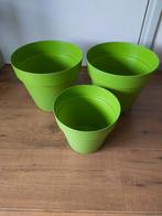 Buitenpotten, Kunststof, Gebruikt, Tuin, Rond
