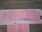 Nieuw 3in1 keybord toetsenbord met muis roze, Toetsenbord en muis-set, Nieuw, Ophalen of Verzenden, Qwerty