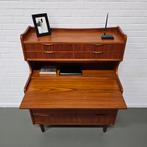 Vintage Deens design Ladenkast Kaptafel Secretaire Bureau, Huis en Inrichting, Kasten | Ladekasten, 5 laden of meer, 100 tot 150 cm