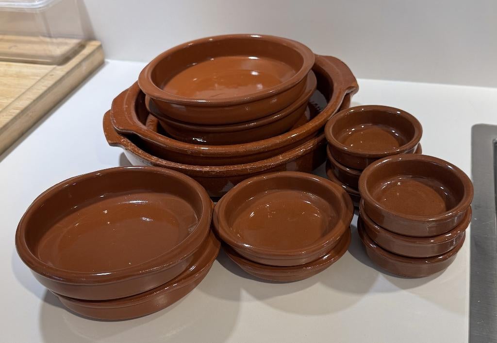 Tapas schalen (set), Huis en Inrichting, Keuken | Servies, Ophalen, Zo goed als nieuw, Overige stijlen, Schaal of Schalen