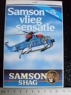 sticker samson shag logo vlieg sensatie klm helikopters, Verzamelen, Merk, Zo goed als nieuw, Verzenden