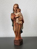 Oud beeldje Maria met kindje Jezus Madonna met kind, Ophalen of Verzenden