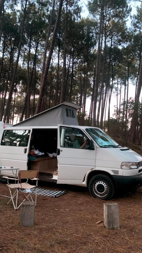 Volkswagen T4 camperbus met uitklapbaar dak en bustent, Caravans en Kamperen, Campers, Particulier, tot en met 2, Buscamper of Camperbus