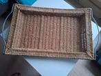 Groot dienblad van riet 58x37, Ophalen, Gebruikt, Rechthoekig, Overige materialen