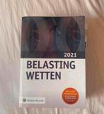 Belastingwetten 2021 Wolters Kluwer ISBN: 9789013161151, Ophalen of Verzenden, Zo goed als nieuw