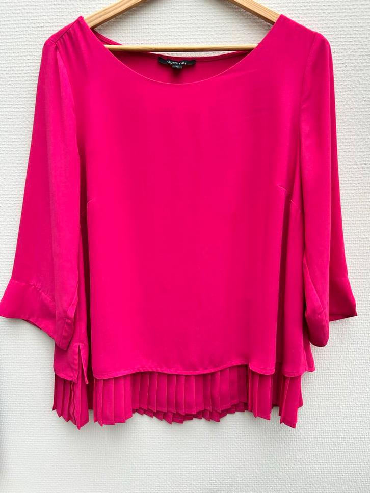 Roze Comma Blouse Maat 42, Kleding | Dames, Blouses en Tunieken, Zo goed als nieuw, Maat 42/44 (L), Roze, Ophalen of Verzenden