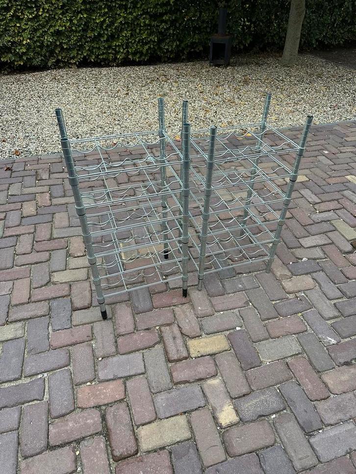 Ikea Omar Flessenrekken- Verzonken, Huis en Inrichting, Kasten | Stellingkasten, Gebruikt, Ophalen