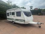 Te koop: Chateau Calista 430 mover en luifel in nette staat, Caravans en Kamperen, Caravans, 75 kg, Omvormbare zithoek, Schokbreker