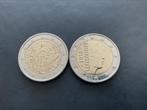 2 x €2 munten, Verzenden, 2 euro