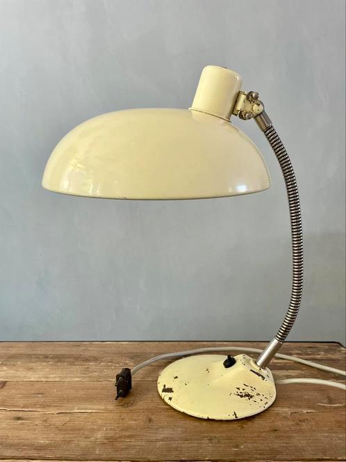Vintage mid century Duitse bureaulamp jaren 50/60., Huis en Inrichting, Lampen | Tafellampen, Gebruikt, Minder dan 50 cm, Ophalen of Verzenden