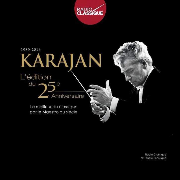 Herbert Karajan sealed 6 cd le coffre 25th anniversary, Cd's en Dvd's, Cassettebandjes, Zo goed als nieuw, Origineel, Klassiek