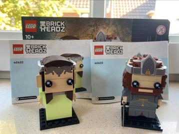 LEGO Brickheadz – 40632, Aragorn en Eowyn beschikbaar voor biedingen