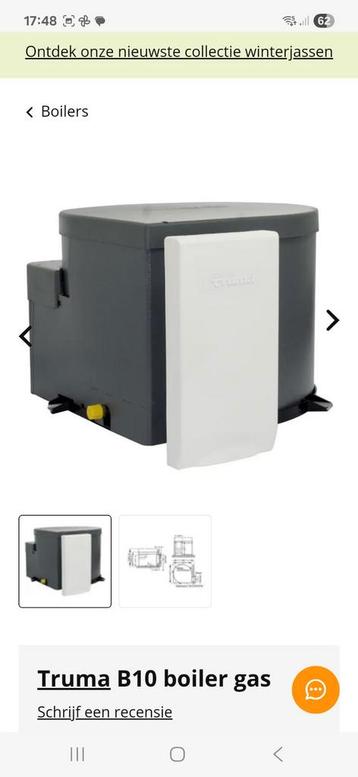 Gas boiler 10L ideaal voor camper of Tinyhouse  beschikbaar voor biedingen