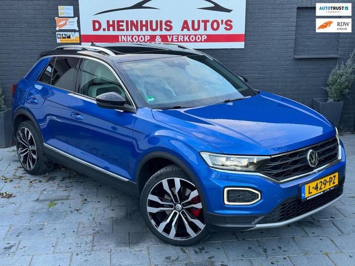 Volkswagen T-Roc 2.0 TSI DSG 4Motion 4x4Sport Pano Leder Vir, Auto's, Volkswagen, Bedrijf, Te koop, T-Roc, 4x4, ABS, Achteruitrijcamera