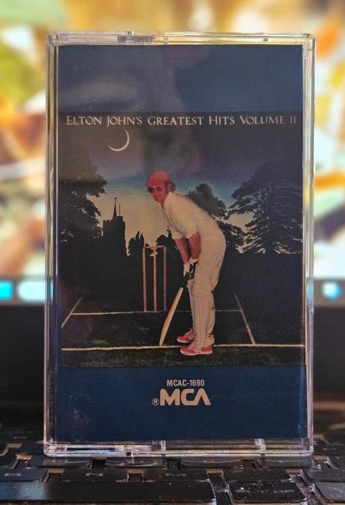 Elton John's - greatest hits vol II - Cassette, Cd's en Dvd's, Cassettebandjes, Gebruikt, Origineel, Rock en Metal, 1 bandje, Verzenden