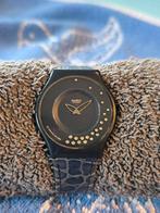 Swatch Horloge La nuit etoillee sfz101 met 21 diamanten, Overige materialen, Gebruikt, Polshorloge, Ophalen of Verzenden