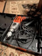Black and decker klopboormachine, Doe-het-zelf en Verbouw, Gereedschap | Boormachines, Boormachine, 600 watt of meer, Ophalen of Verzenden