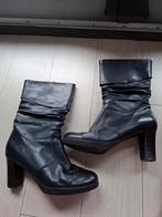 Zwarte leren laarzen van Gabor, maat 40, Verzenden, Zwart, Lage of Enkellaarzen, Gabor
