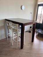 Hoge eettafel 130x90x110, Huis en Inrichting, Tafels | Eettafels, Ophalen, Gebruikt, 100 tot 150 cm, 50 tot 100 cm