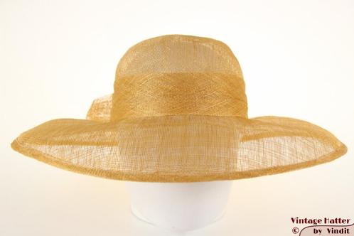 vintage Wijde dames zomerhoed oranje-beige sisal sinamay 57, Kleding | Dames, Hoeden en Petten, Zo goed als nieuw, Hoed, 56 of 57 cm (M, 7 of 7⅛ inch)