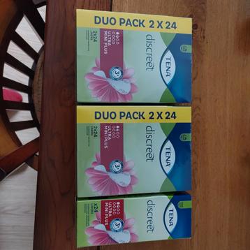 Tena discreet inlegkruisjes ultra mini plus.  beschikbaar voor biedingen
