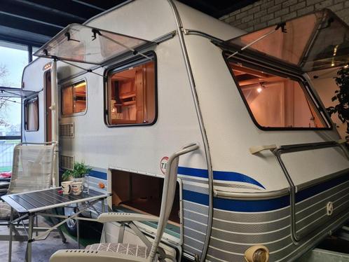 TEC TRAVELING 445 BJ 2003 ISABELLA VOORTENT / FIETSENDRAGER, Caravans en Kamperen, Caravans, Bedrijf, 750 - 1000 kg, Treinzit