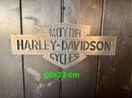 Harley-davidson logo bord staal, Ophalen of Verzenden, Nieuw, Reclamebord