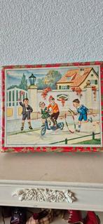 Antieke Blokkenpuzzel in Doos, Antiek en Kunst, Ophalen of Verzenden