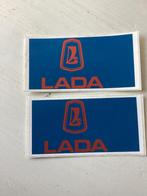 2 stickers Lada, Verzamelen, Verzenden, Zo goed als nieuw, Auto of Motor