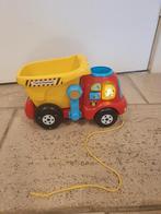 Vtech tel kiepwagen, met hamer en zaaggeluid. Liedje, Ophalen of Verzenden, Zo goed als nieuw