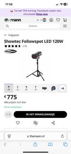Showtec followspot led 120watt, Muziek en Instrumenten, Licht en Laser, Ophalen of Verzenden, Nieuw, Licht