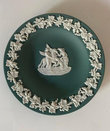 Wedgwood Jasperware bordje zeegroen beschikbaar voor biedingen