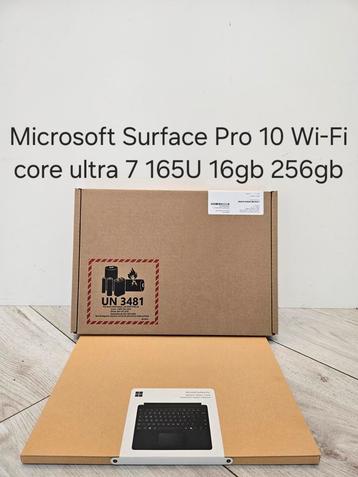 Nieuw: Microsoft Surface Pro 10 ultra core 7 165U 16gb 256gb beschikbaar voor biedingen