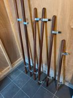 4 houten trapleuningen, Ophalen, Zo goed als nieuw, 50 mm of meer, Minder dan 200 cm
