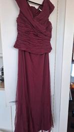 Lange boredauxrode avondjurk, Kleding | Dames, Maat 42/44 (L), Mariposa, Ophalen of Verzenden, Gedragen