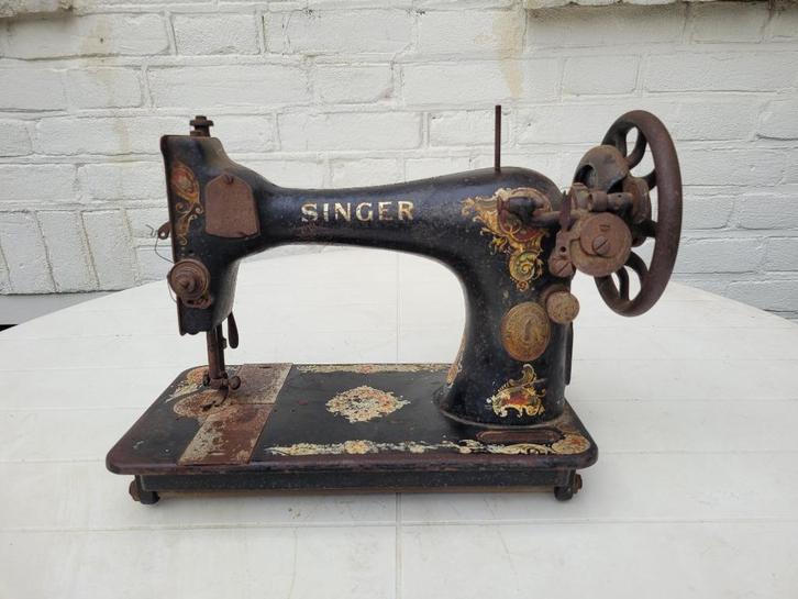 Antieke Singer naaimachine, Antiek en Kunst, Antiek | Naaimachines, Ophalen of Verzenden