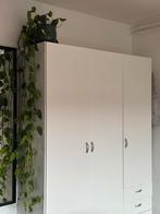 2x Leen Bakker kledingkast – wit, Huis en Inrichting, Kasten | Kledingkasten, 100 tot 150 cm, Zo goed als nieuw, 150 tot 200 cm