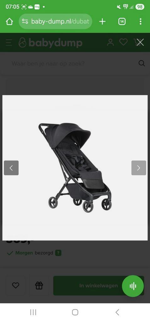 Dubatti Smart buggy! Perfect voor reizen, Kinderen en Baby's, Buggy's, Zo goed als nieuw, Ophalen