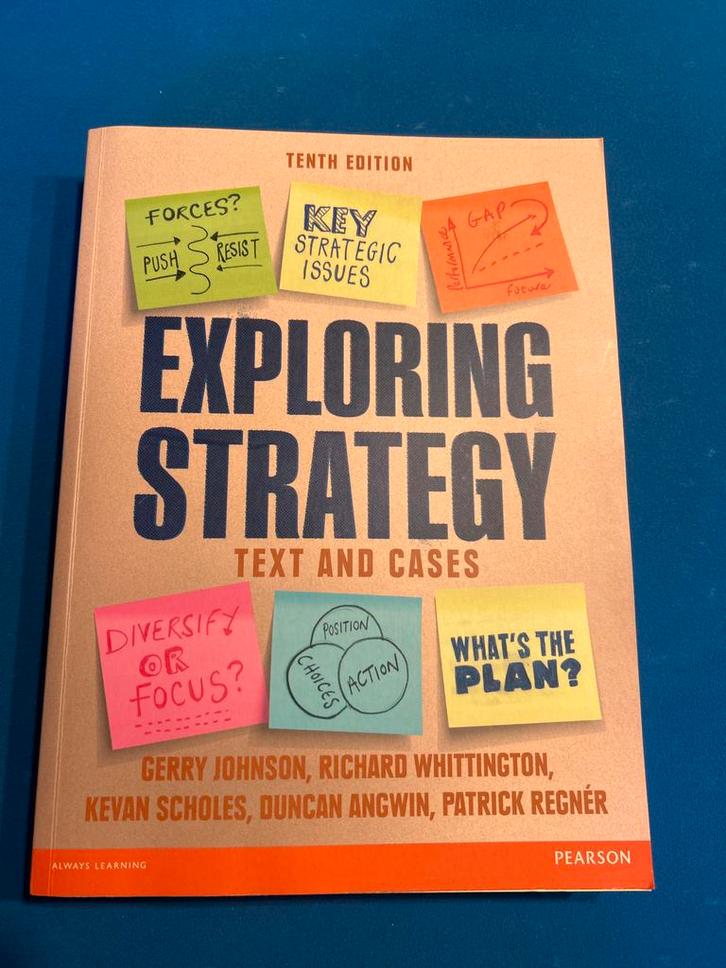 Exploring Strategy 10th Edition, Boeken, Studieboeken en Cursussen, Zo goed als nieuw, HBO, Gamma, Ophalen of Verzenden