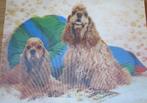 twee Cocker-Spaniels op een stereo kaart, Verzamelen, Ansichtkaarten | Dieren, Ongelopen, Verzenden, 1980 tot heden, Hond of Kat