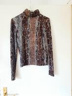Top slangenprint Zara, Maat 38/40 (M), Bruin, Zara, Ophalen of Verzenden