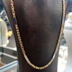 14k gouden ketting platte koningsketting massief nieuw