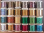 24 klosjes bijzonder borduurgaren Madeira, Hobby en Vrije tijd, Kaarten | Zelf maken, Ophalen of Verzenden, Zo goed als nieuw