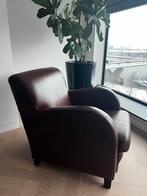 Vintage DIEZ Fauteuil - Schapenleer - Karaktervol, Gebruikt, Bruin, Leer, Ophalen