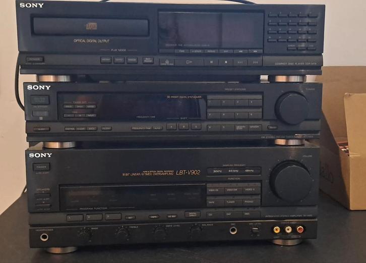 Vintage Sony Stereotoren Set, Audio, Tv en Foto, Stereo-sets, Gebruikt, Cd-speler, Tuner of Radio, Sony, Losse componenten, Ophalen