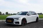 Audi A6 Avant 55 TFSI e Quattro S-tronic S-line 360° CAMERA, Auto's, Gebruikt, 4 cilinders, Leder en Stof, Wit