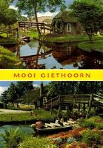 Mooi Giethoorn - 2 afb - 1971 gelopen, Verzamelen, Ansichtkaarten | Nederland, Gelopen, 1960 tot 1980, Ophalen of Verzenden, Overijssel